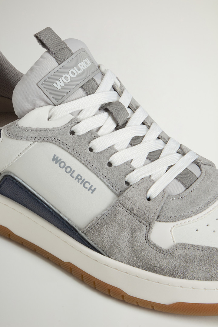 Classic Basketball Leather Sneakers Gray photo 5 | Woolrich