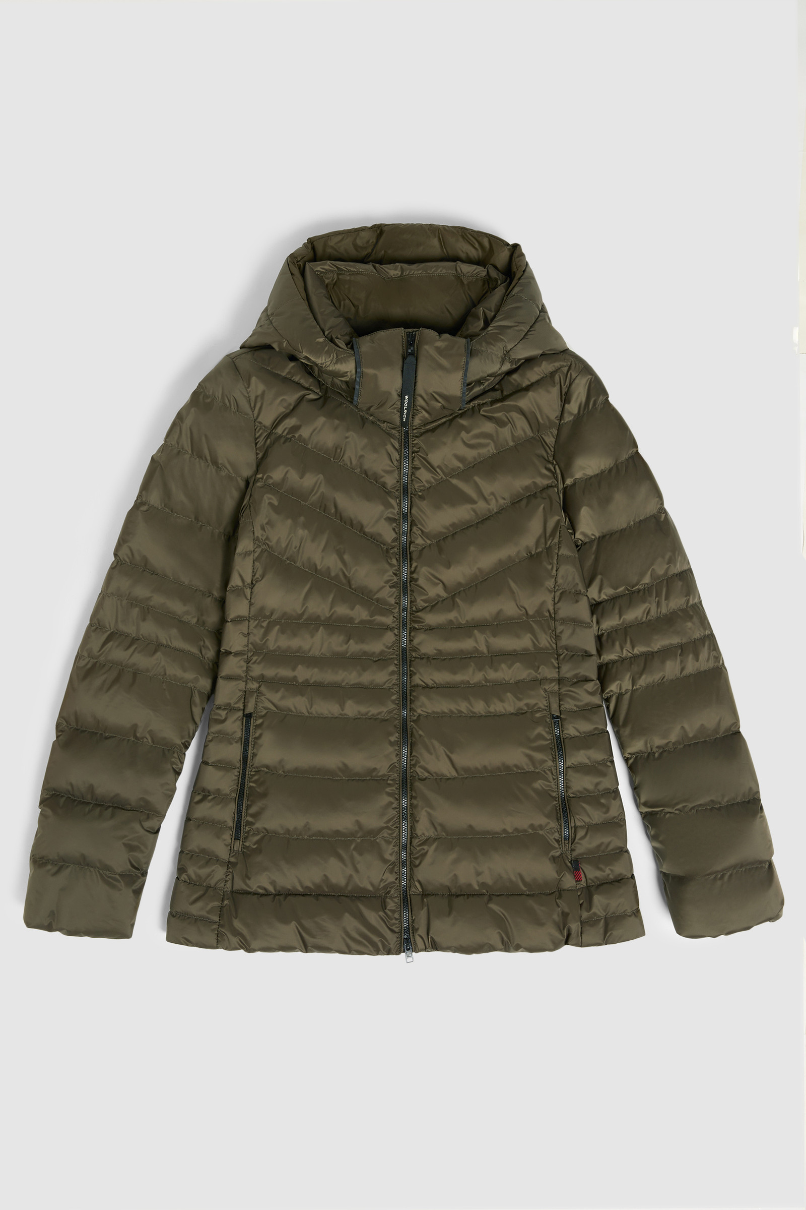 Hooded tech jacket