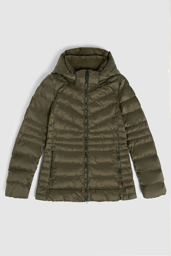Hooded tech jacket