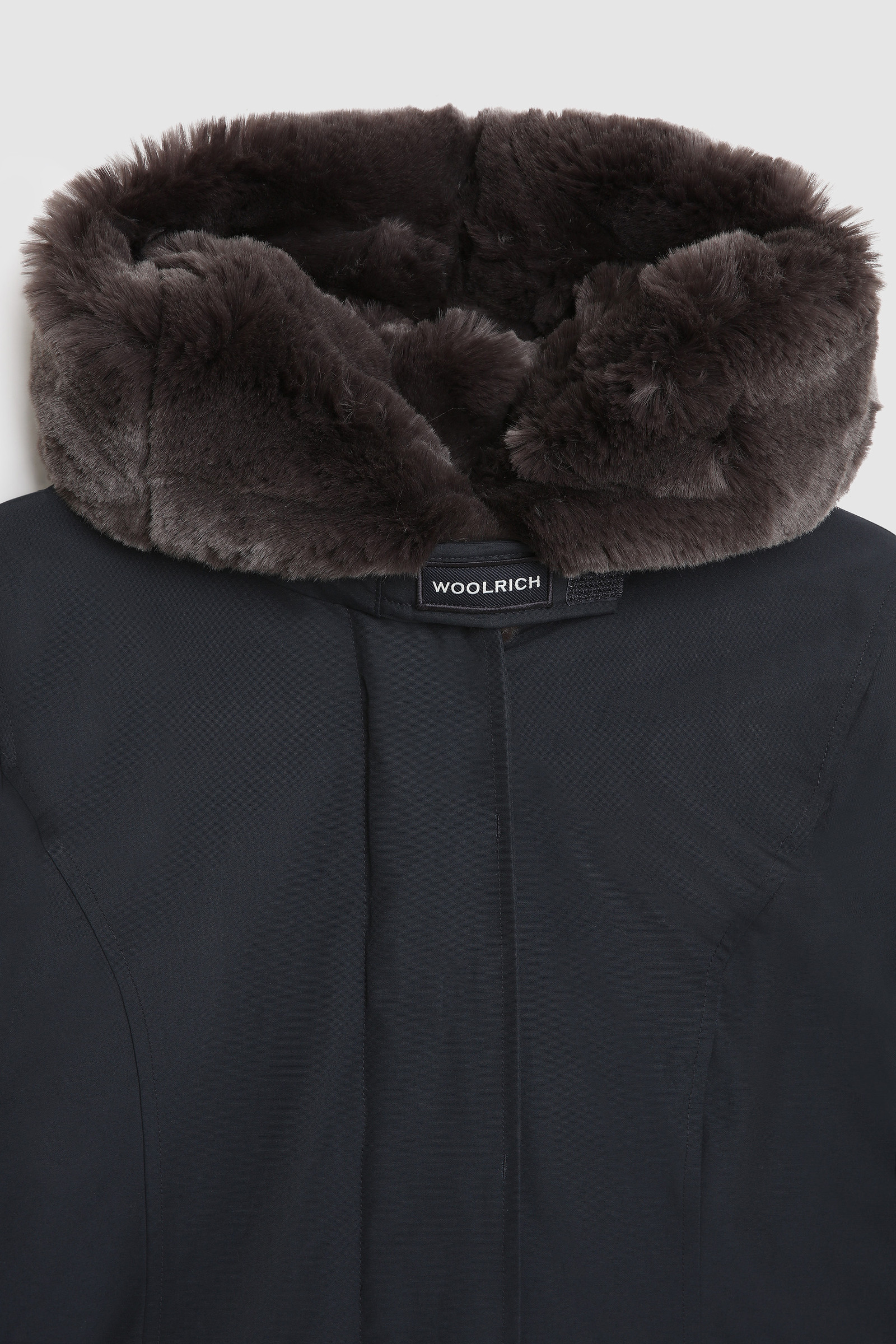 Beaker Parka mit Kunstfell Blau photo 8 | Woolrich