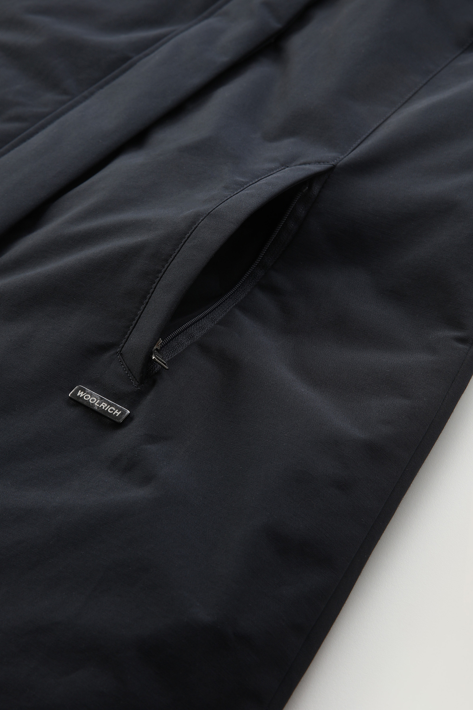 Bow Bridge Parka mit Kunstpelz aus Ramar Cloth blau photo 9 | Woolrich