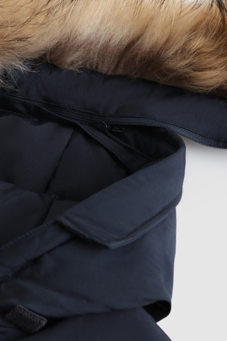 Girl's Arctic Parka with removable fur raccoon
