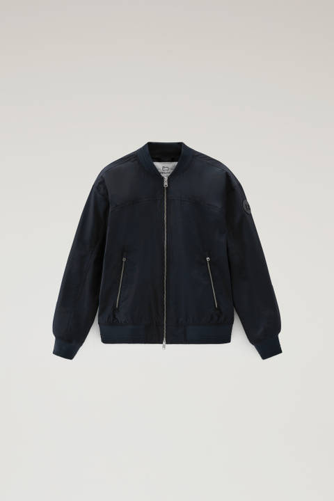 Summer Bomber in Urban Touch Blue photo 2 | Woolrich