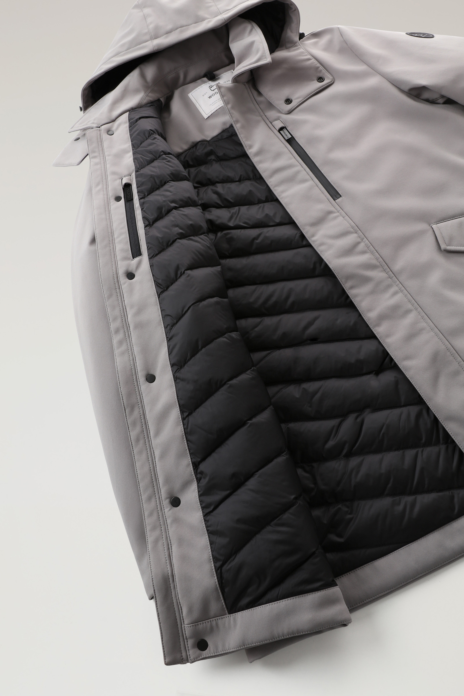 Barrow Mac Softshell Coat Grey photo 9 | Woolrich