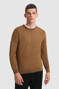 Crewneck Sweater in extra fine Merino wool