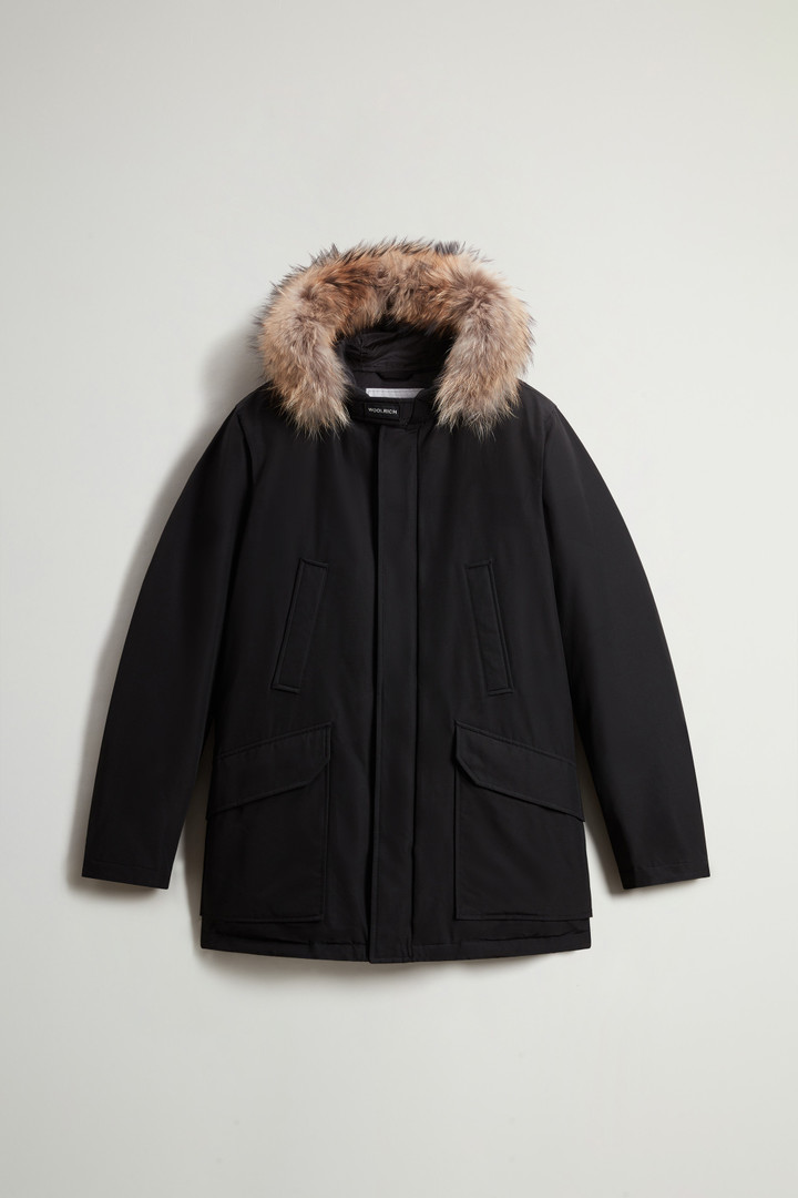 Daytona Parka in Ramar Cloth with Detachable Fur Black photo 6 | Woolrich