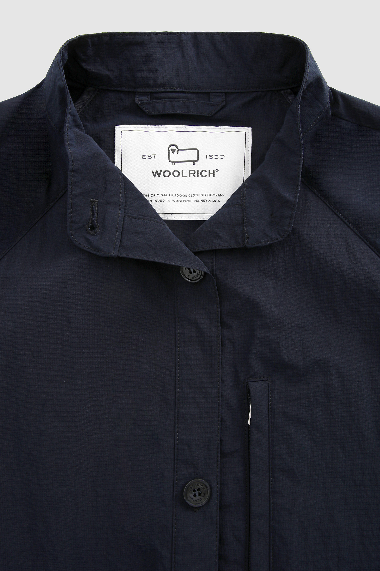 Briar Field Ultralight Jacket with Drawstring Blue photo 5 | Woolrich