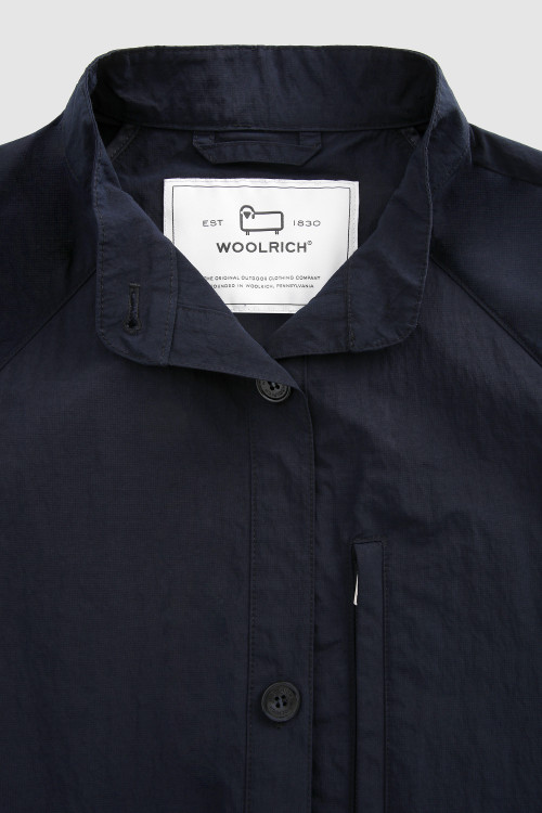 Veste ultralégère Briar Field avec cordon de serrage bleu photo 2 | Woolrich