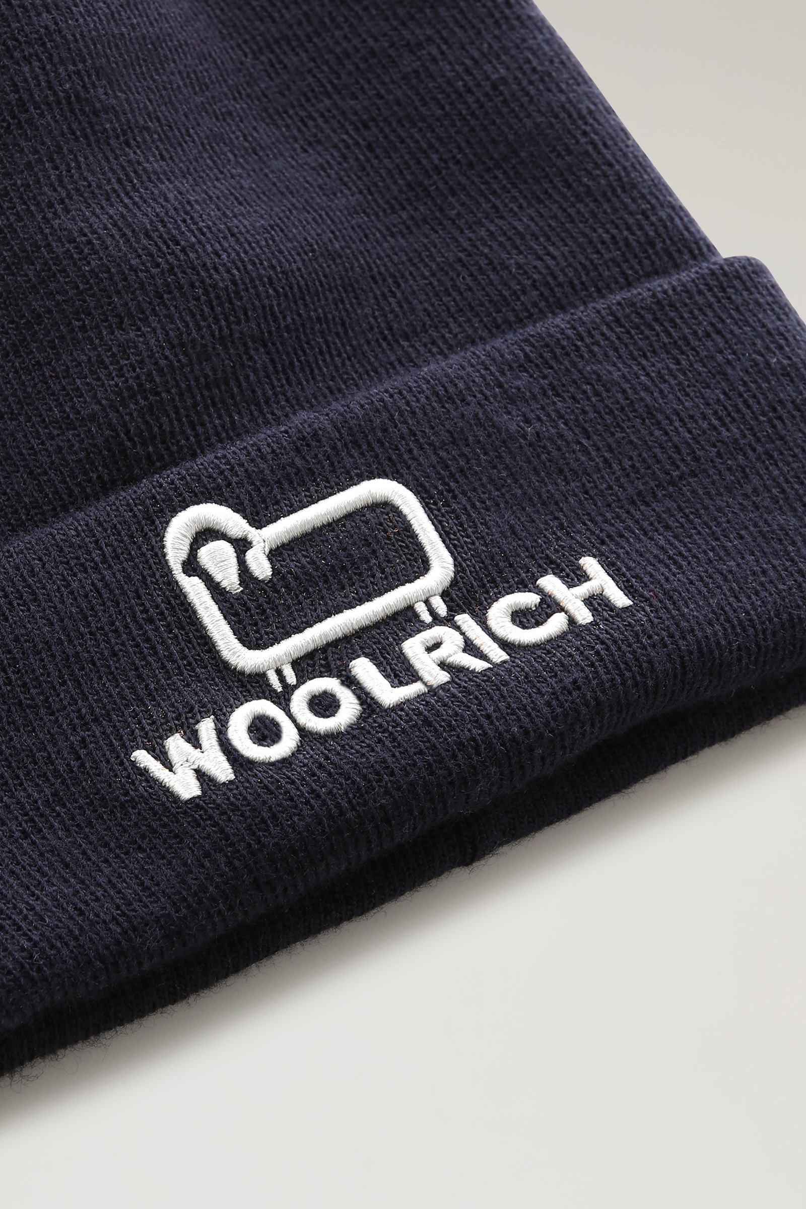 Kids' Logo Beanie Blue photo 3 | Woolrich