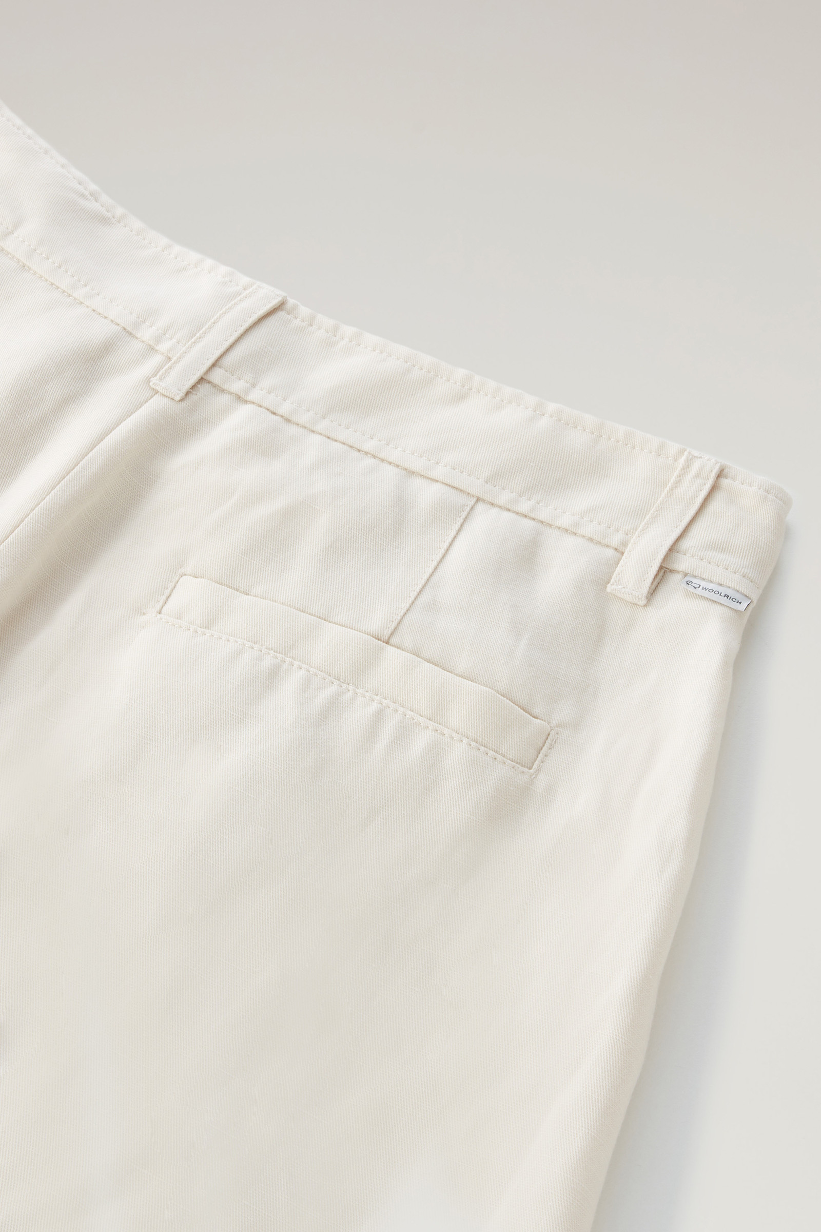 Shorts aus einer Leinen-Mischung mit Taschen weiß photo 7 | Woolrich