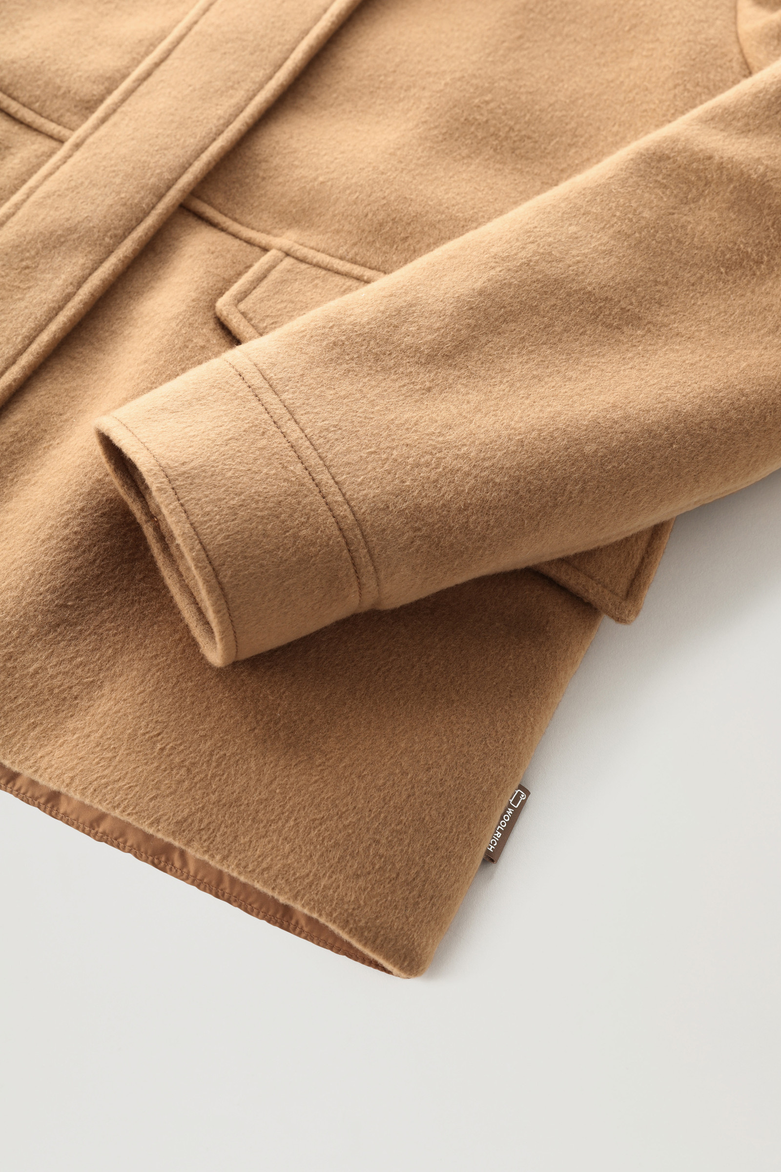 Kuna Jacket in Wool and Cashmere Blend Brown photo 7 | Woolrich