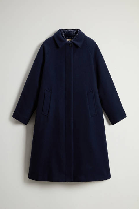 Manteau 3-en-1 en laine mélangée recyclée Bleu photo 2 | Woolrich