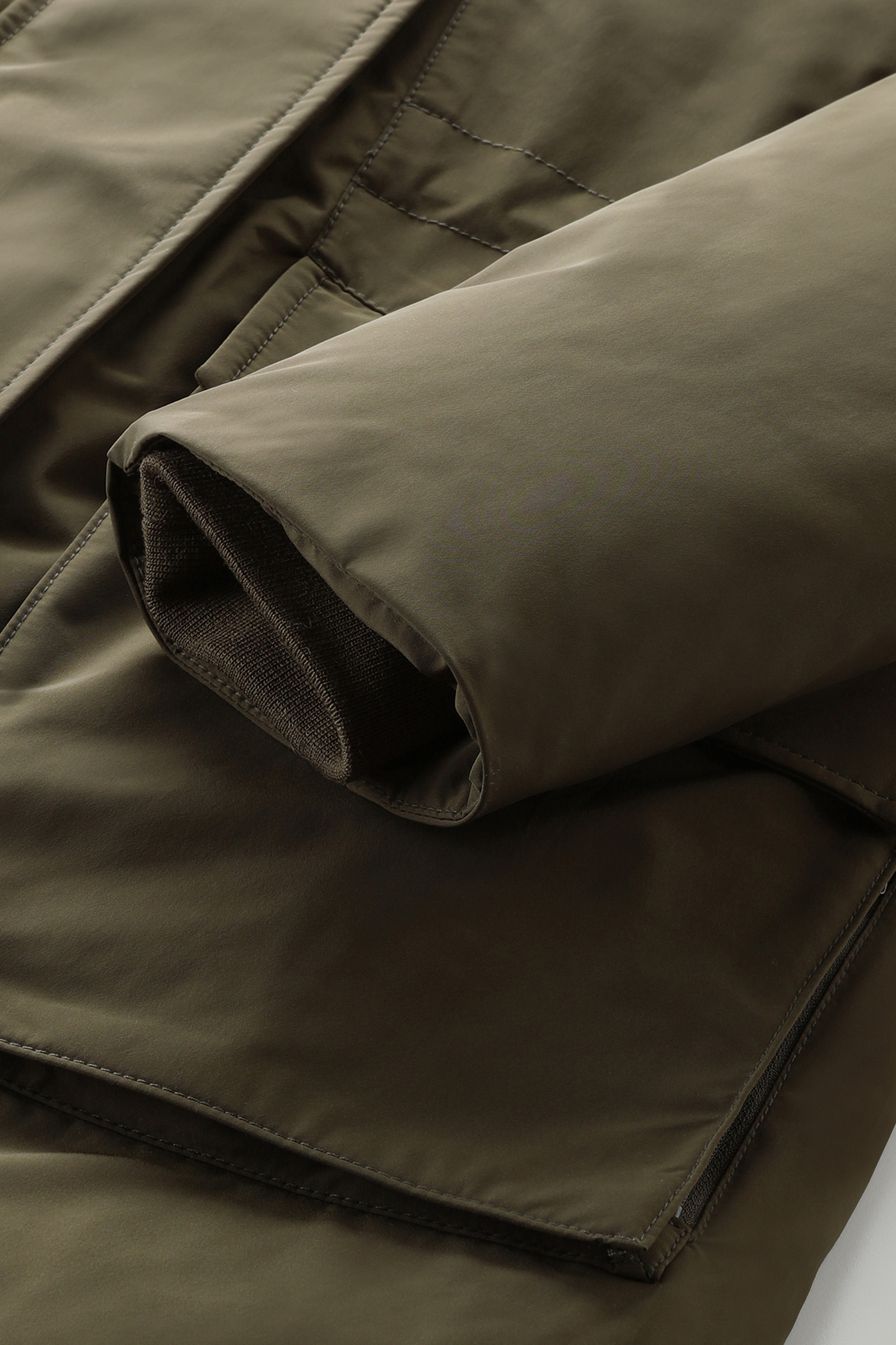 Military Parka in Urban Touch met wasbeerbont groen photo 7 | Woolrich