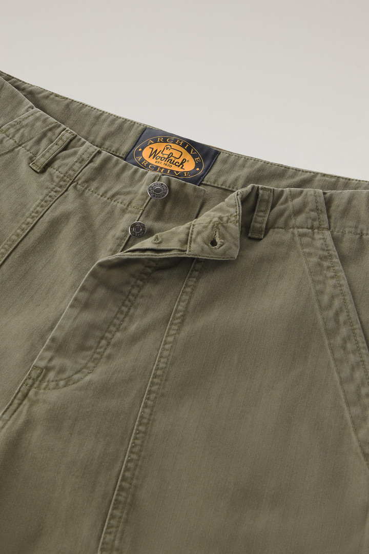 Fatigue Pant in Pure Cotton Green photo 2 | Woolrich