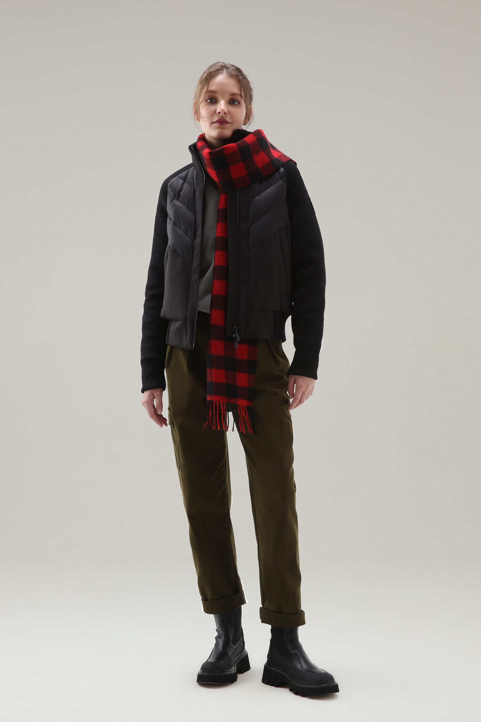 Stretch Suffolk Bomber in Microfiber and Softshell Black photo 2 | Woolrich