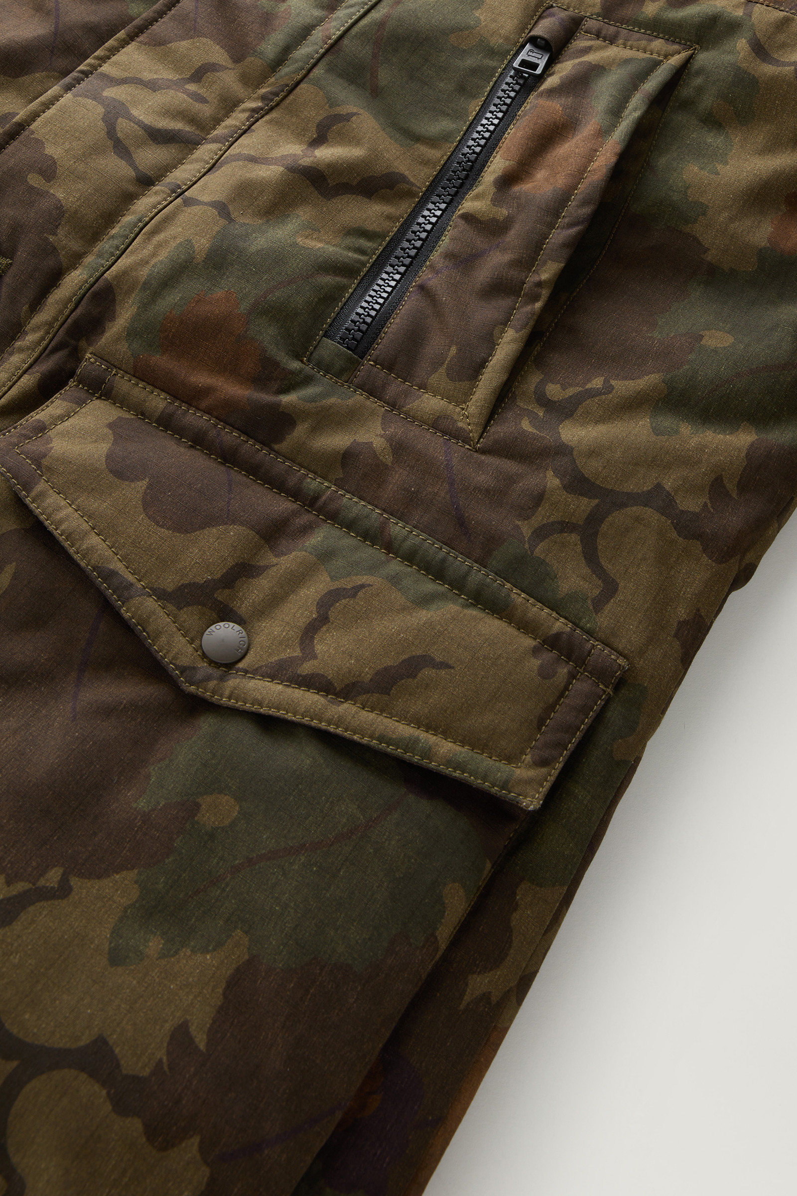 Mitchell Arctic Parka Evolution en coton Ripstop vert photo 9 | Woolrich