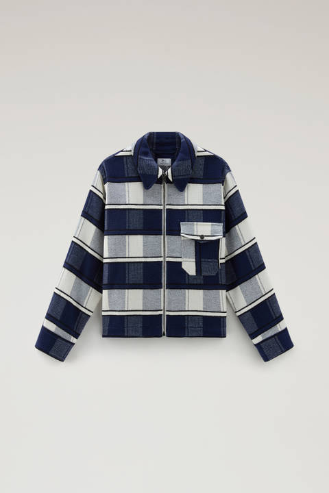 Gentry overshirt aus recyceltem Manteco-Baumwoll-Mischgewebe Blau photo 2 | Woolrich