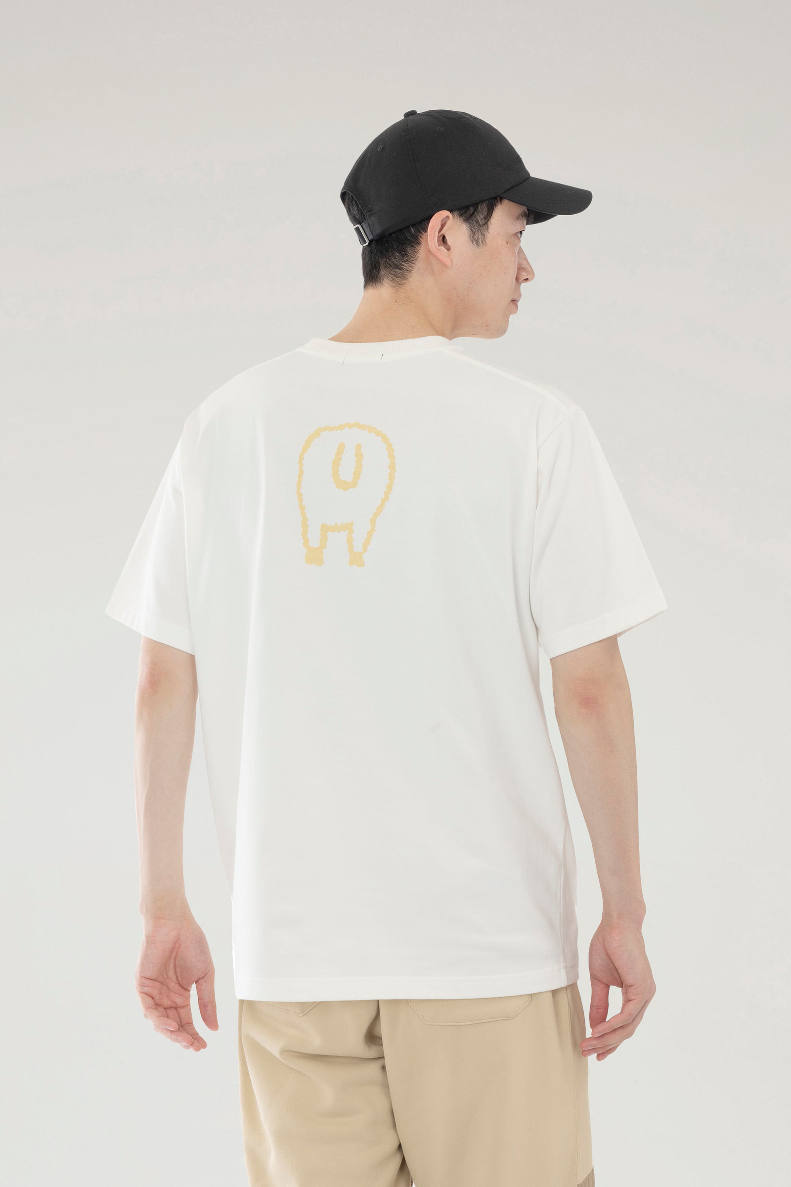 Sheep T-shirt in Pure Cotton White photo 2 | Woolrich