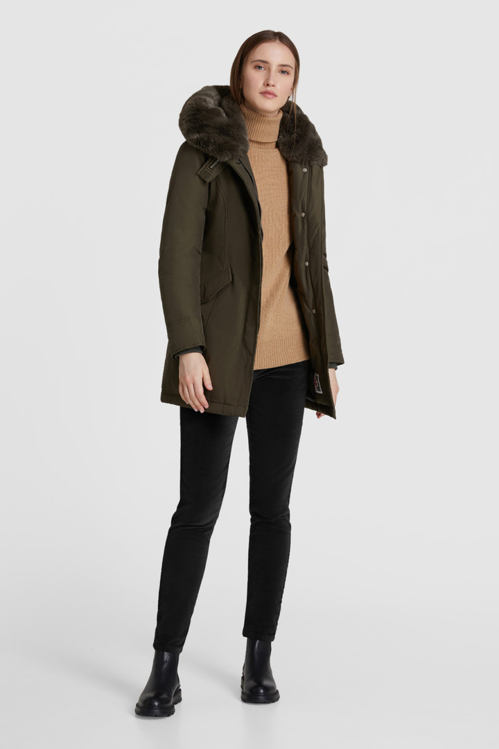 Beaker Parka pelliccia sintetica