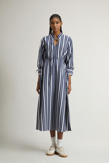 Vestito in cotone elasticizzato Blu | Woolrich