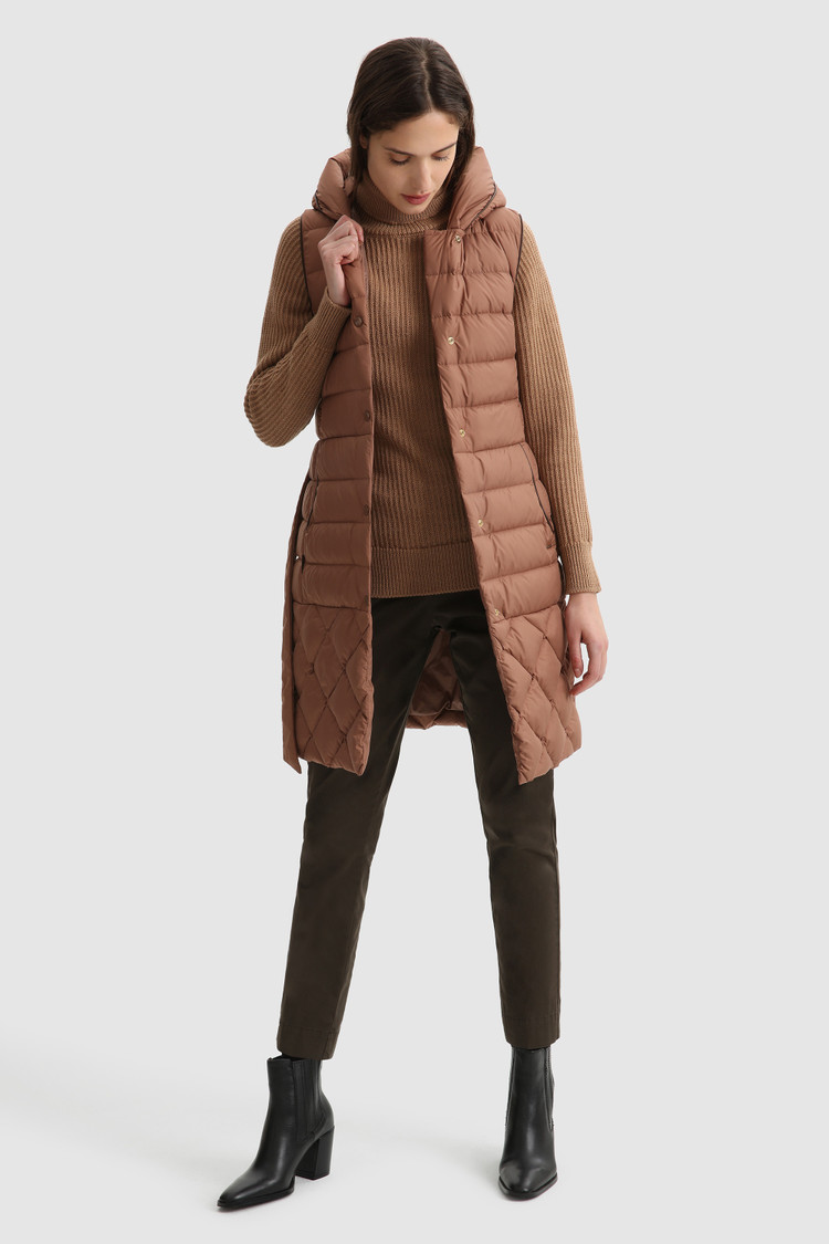 Ellis long quilted Vest