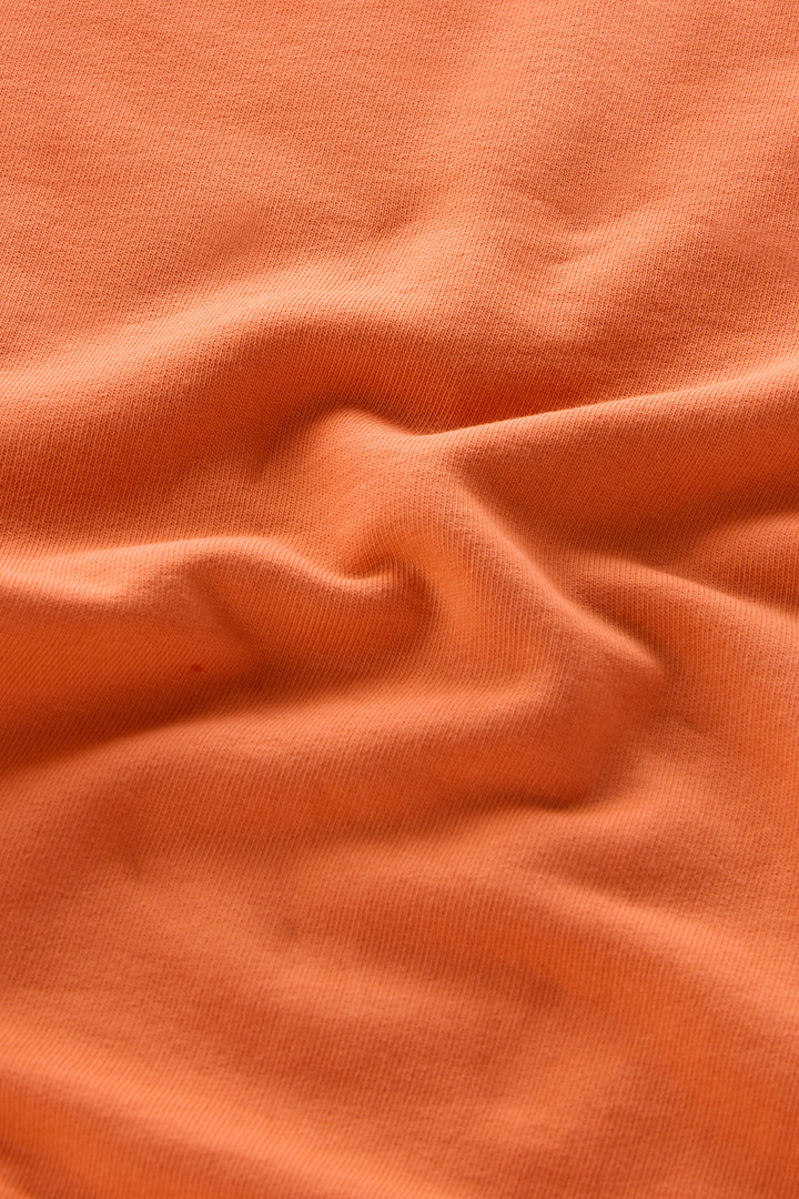 Sweat-shirt à col rond pour garçon en pur coton avec impression Orange photo 5 | Woolrich