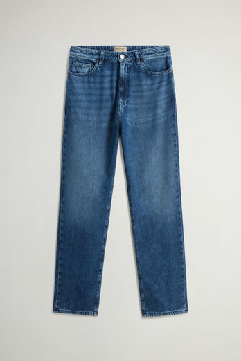Pants in Pure Cotton Denim Blue | Woolrich