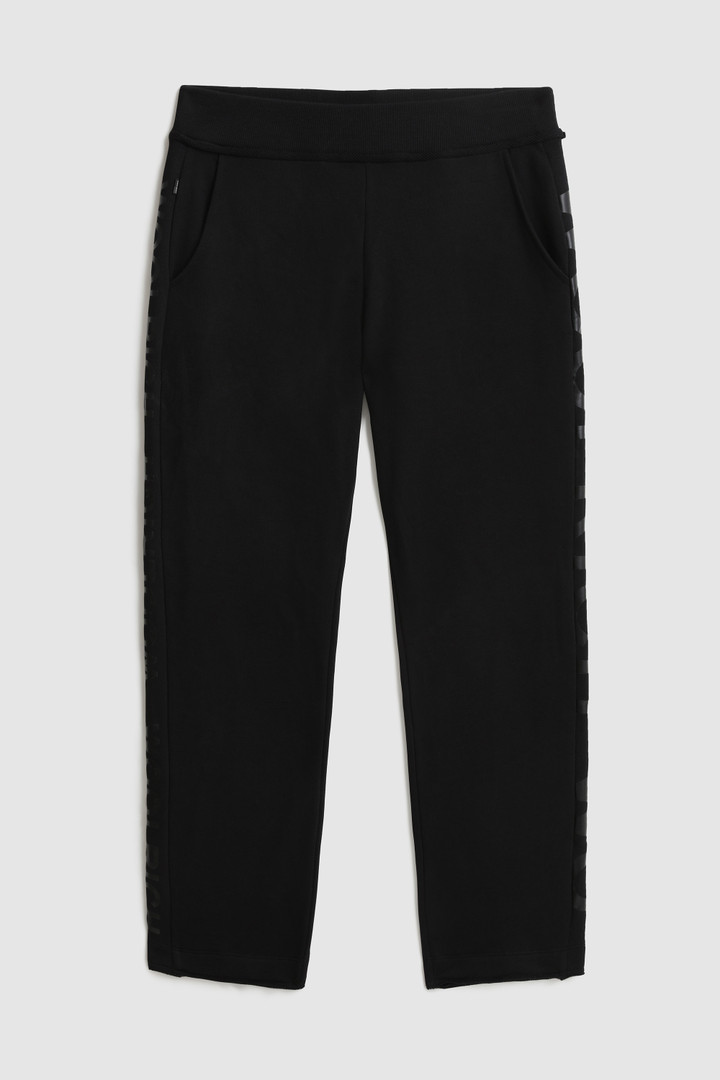 Pantalones de felpa con logotipo estampado
