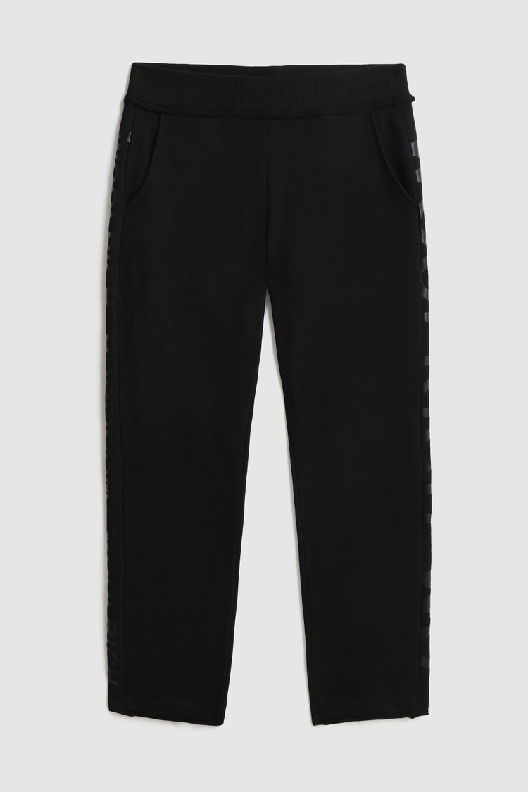 Pantalones de felpa con logotipo estampado
