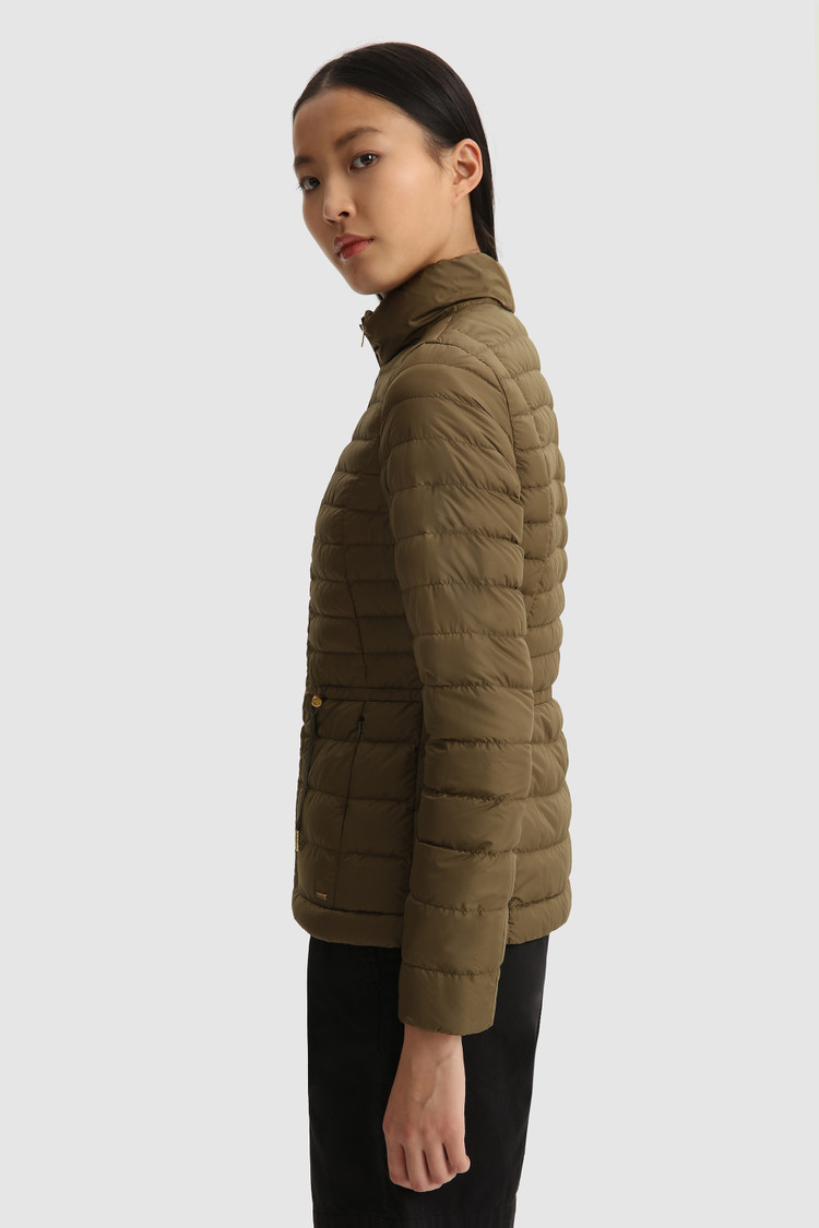 Hibiscus quilted jacket