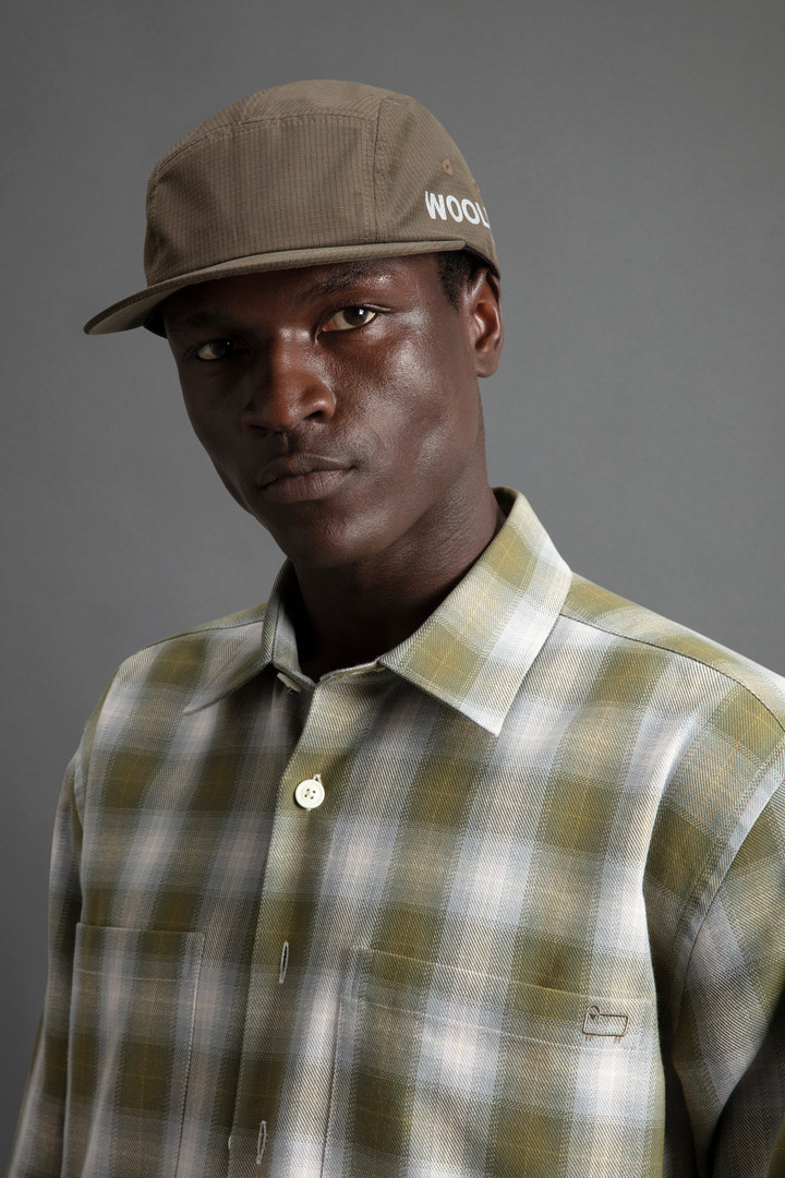 Cap in Cotton- and Nylon-Blend Olmetex Ripstop by Todd Snyder Green photo 4 | Woolrich