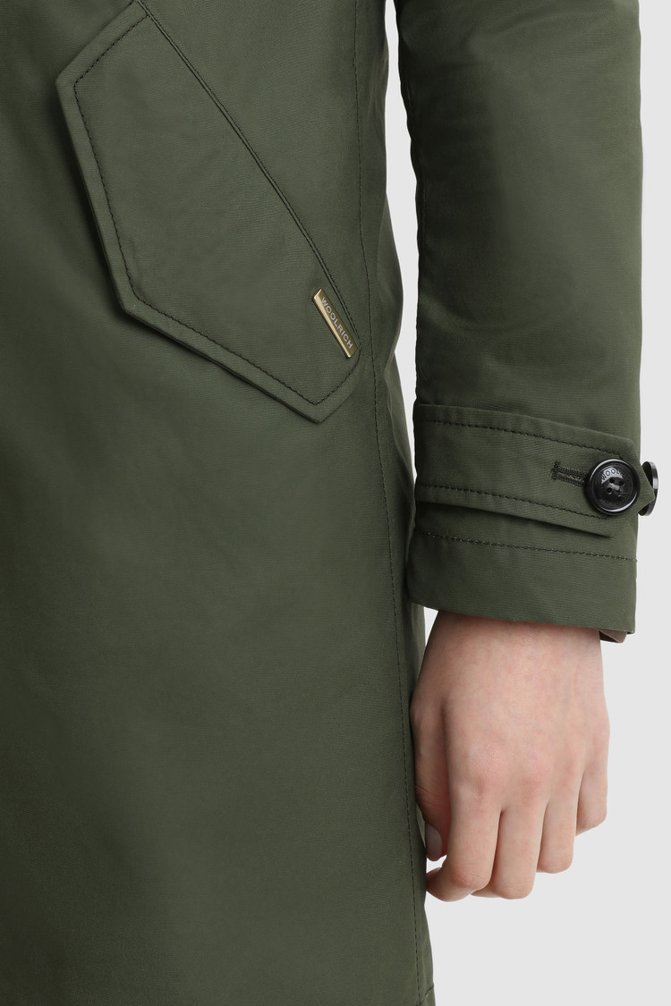 2-in-1-Mantel Conway aus gewachster Baumwolle von British Millerain