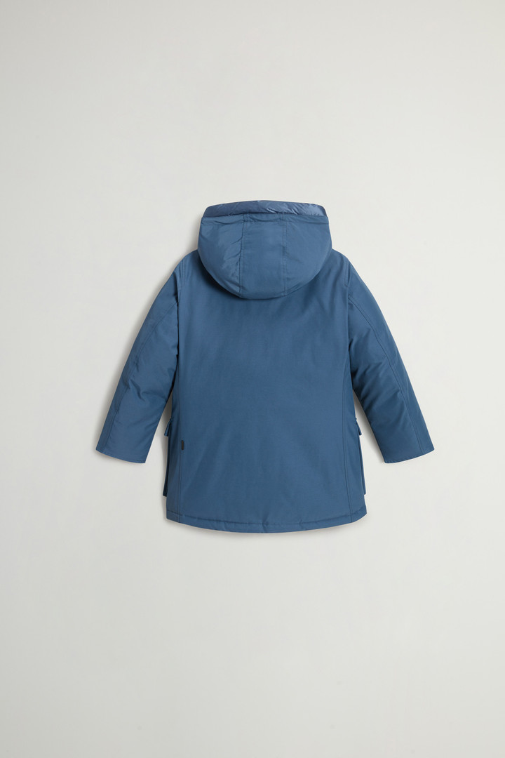 Boys' Arctic Parka in Ramar Cloth Blue photo 2 | Woolrich