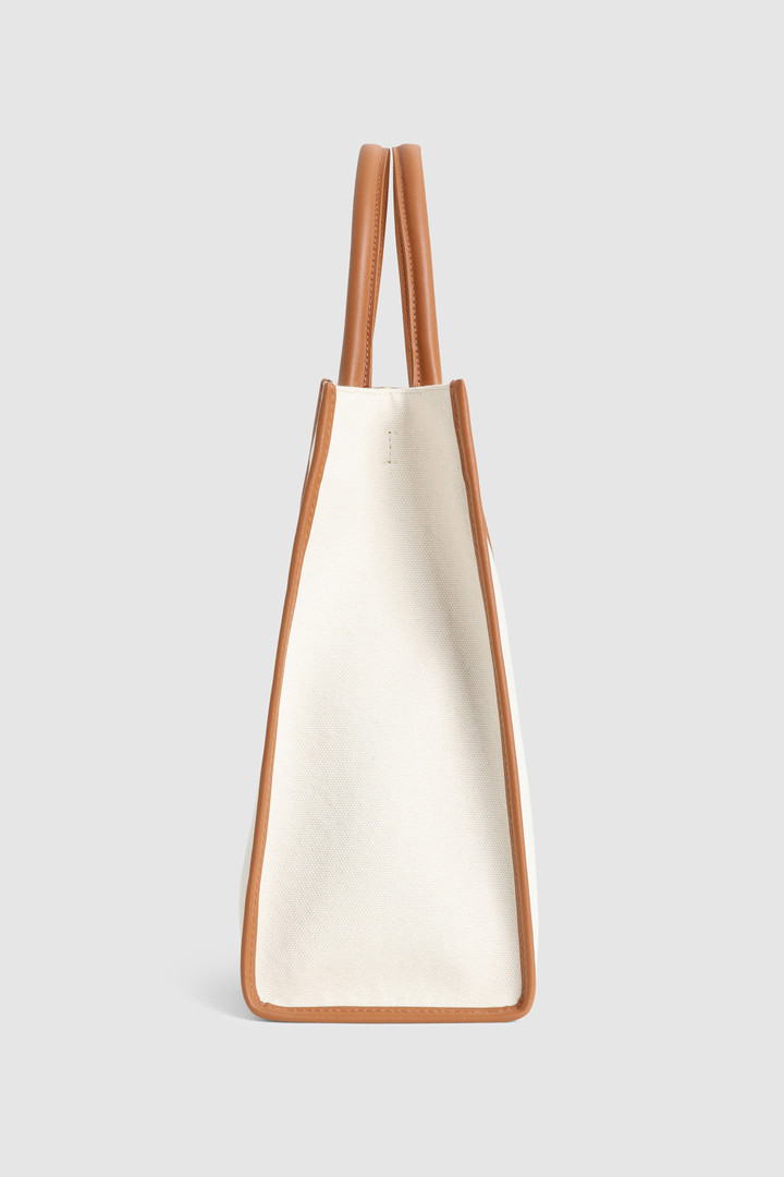 Borsa Tote in tela bianco photo 4 | Woolrich