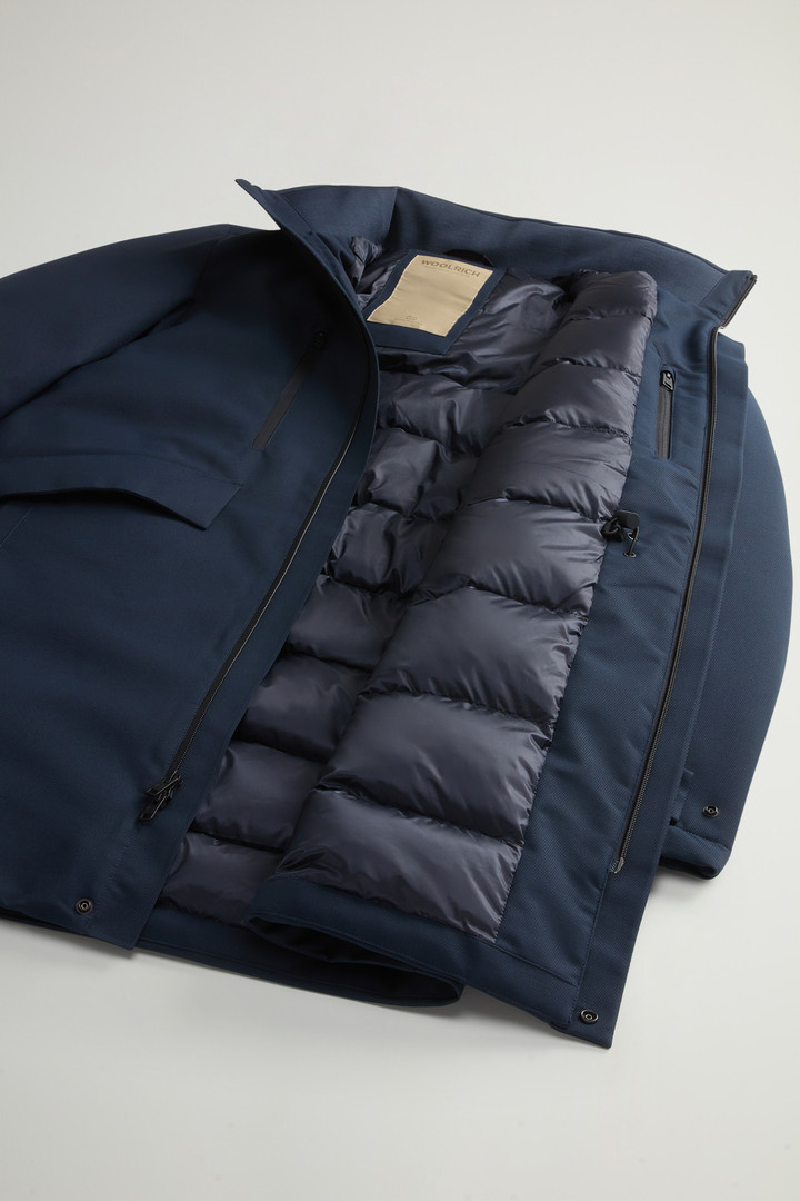 Padded Coat with Foldaway Hood Blue photo 10 | Woolrich