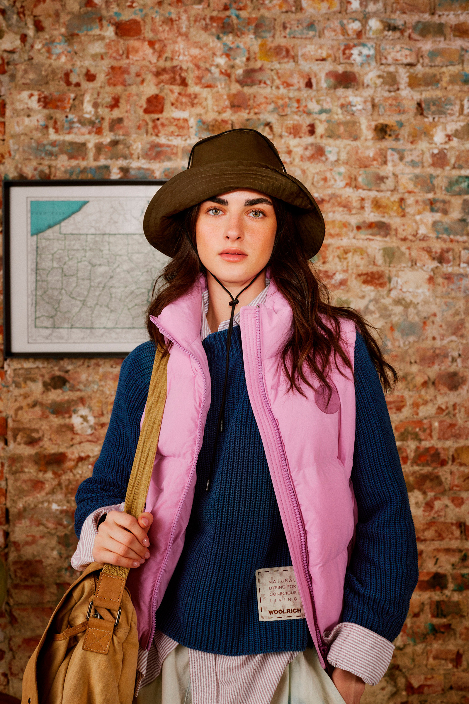 Quilted Vest in Eco Taslan Nylon Pink photo 10 | Woolrich