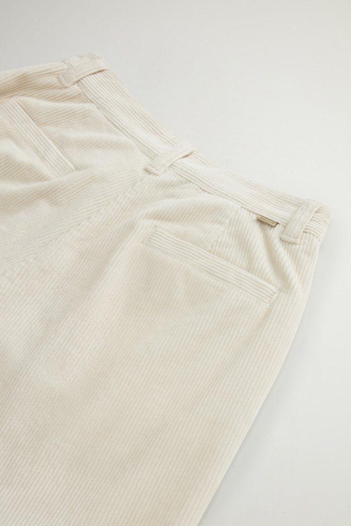Wide-Leg-Hose aus Cord Weiß photo 5 | Woolrich