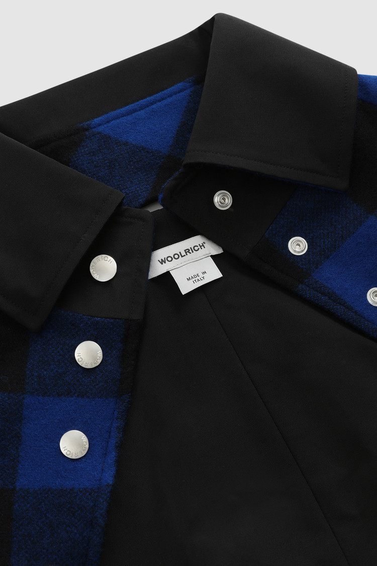 Surchemise à motif Buffalo Check pour grand chien Temellini / Woolrich