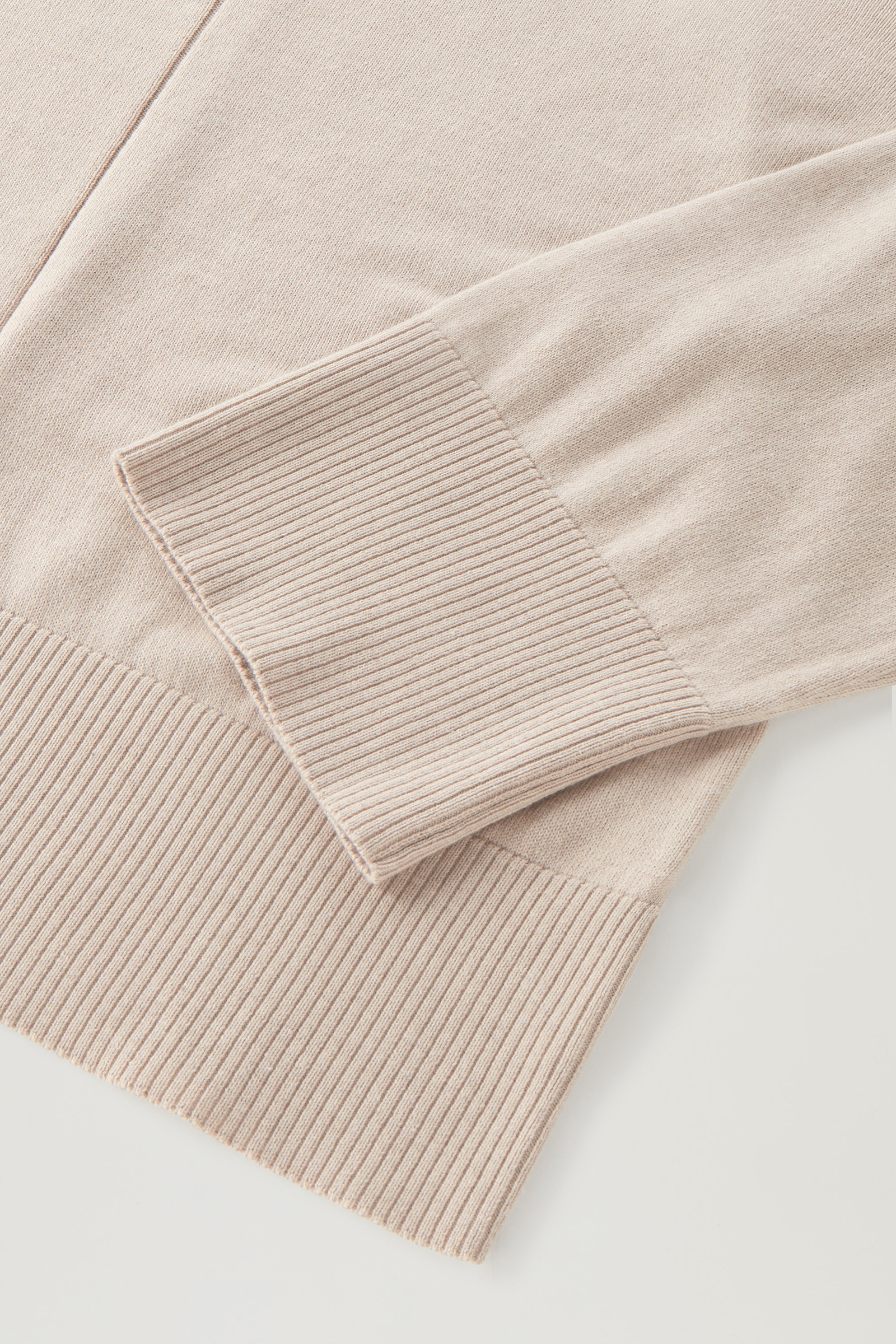 Maglia girocollo in misto cotone e cashmere beige photo 7 | Woolrich