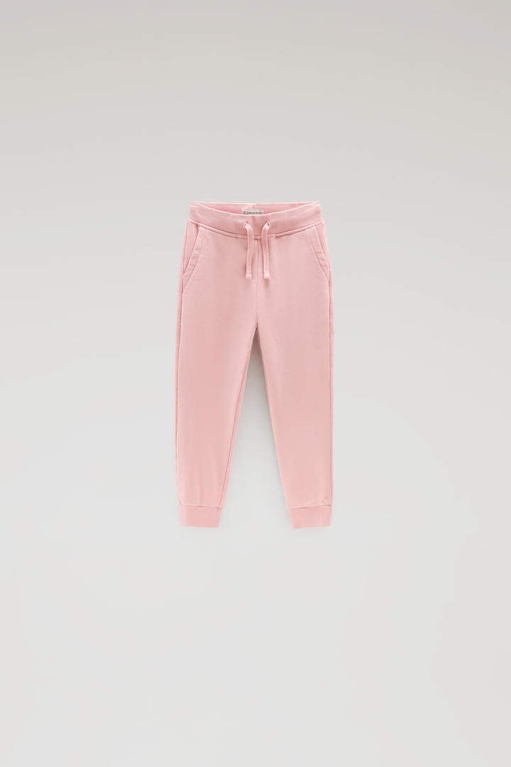 Girls' Fleece Sweatpants Pink photo 1 | Woolrich
