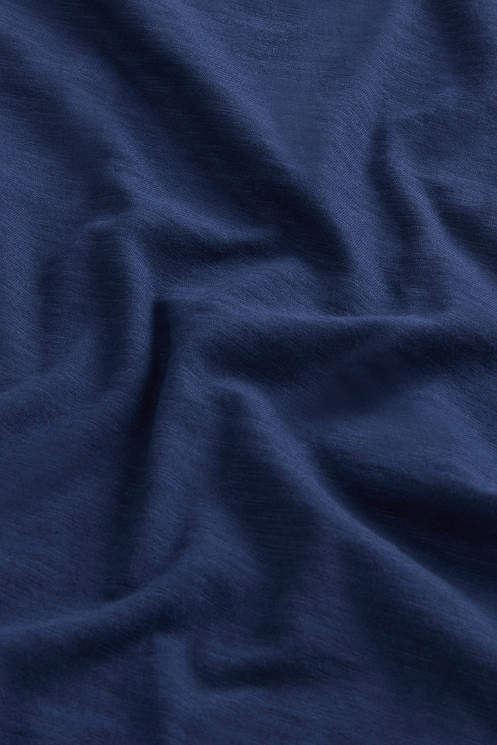 T-shirt in puro cotone fiammato Blu photo 8 | Woolrich