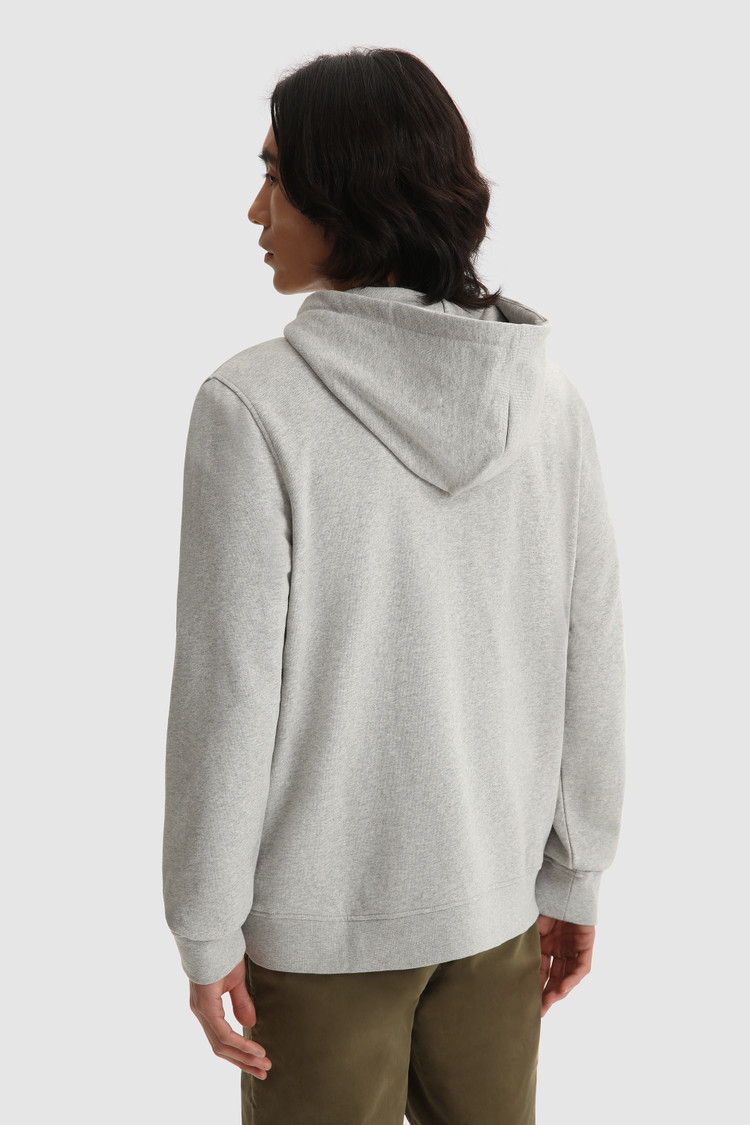 Felpa Essential full-zip con cappuccio