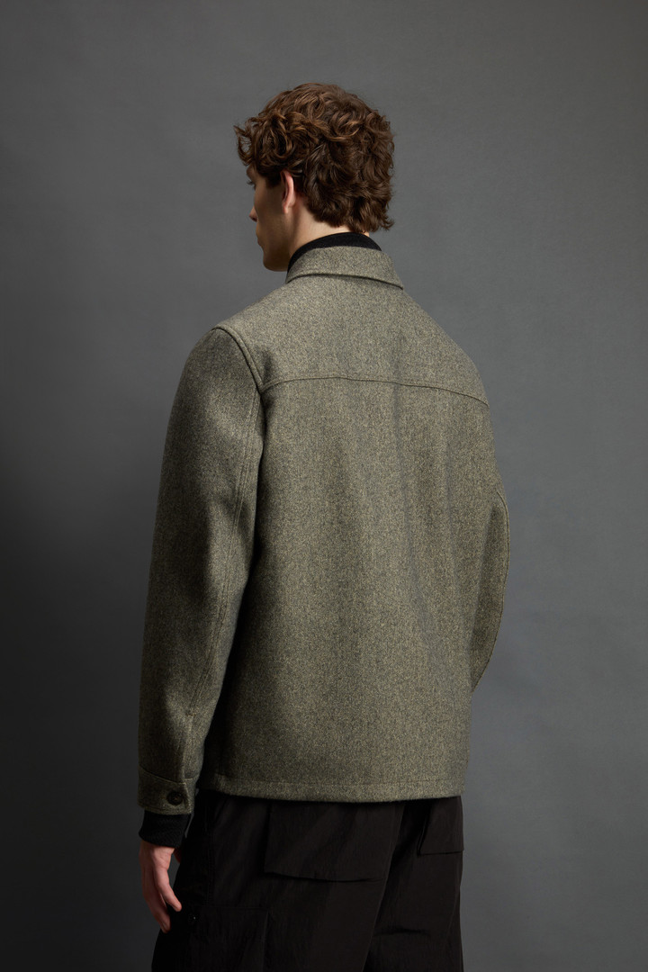Giacca a camicia in misto lana italiana e cotone by Todd Snyder Grigio photo 3 | Woolrich