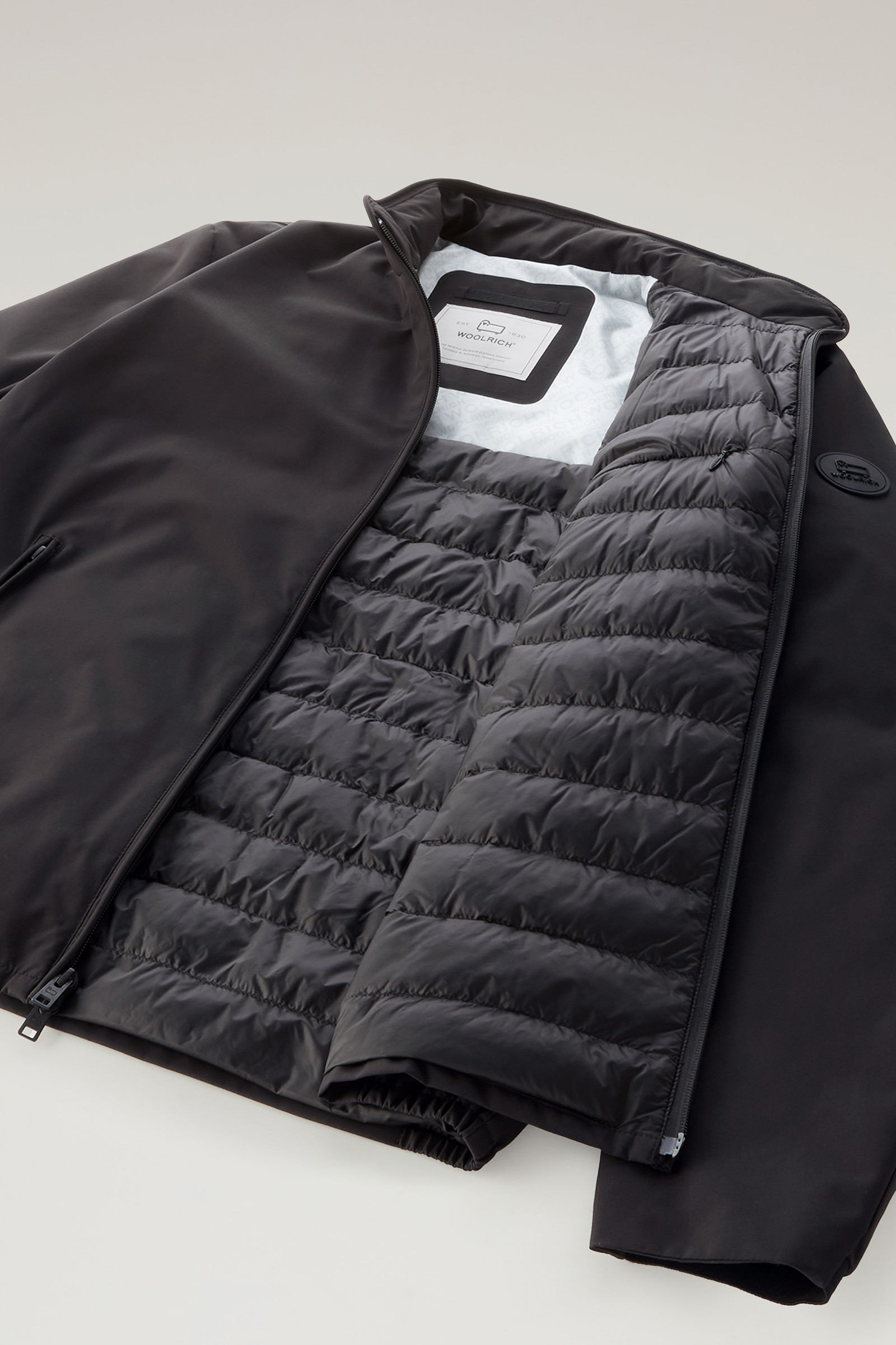 Padded Sailing Bomber Black photo 10 | Woolrich