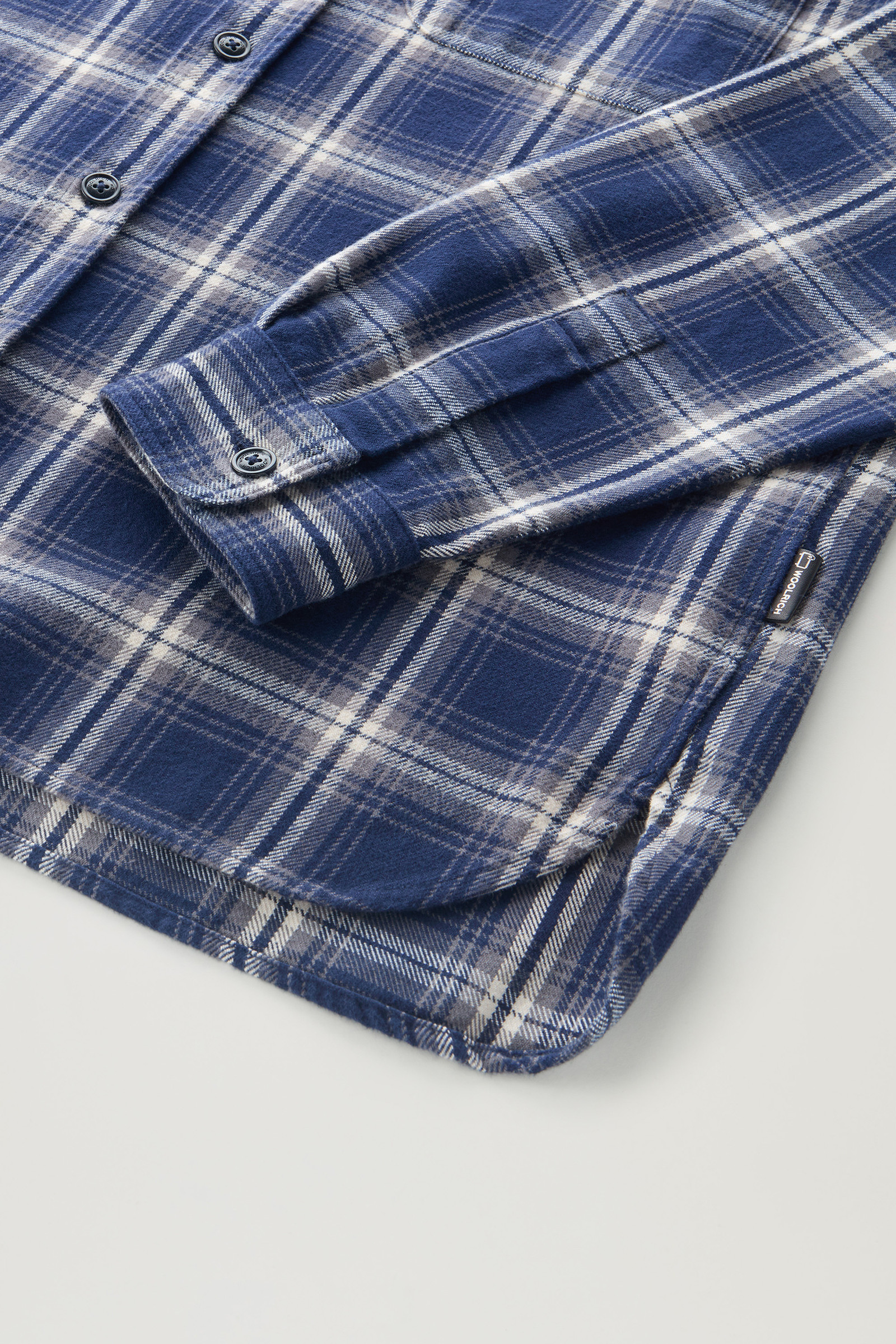 Karoshirt aus Flanell blau photo 7 | Woolrich