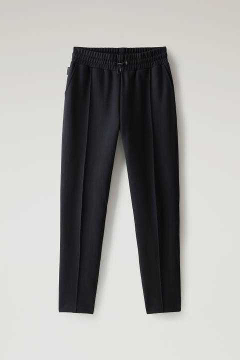Jogger Pants in Mixed Stretch Cotton Black photo 2 | Woolrich