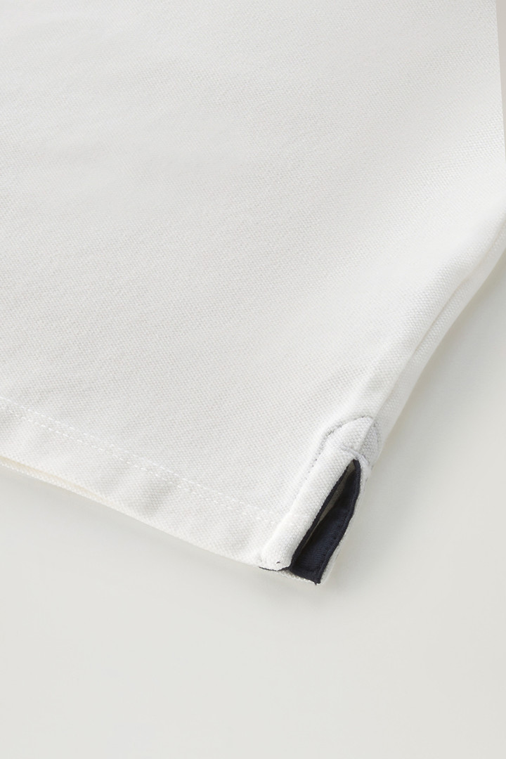 Polo Monterey pour garçon en piqué de coton élastique Blanc photo 4 | Woolrich