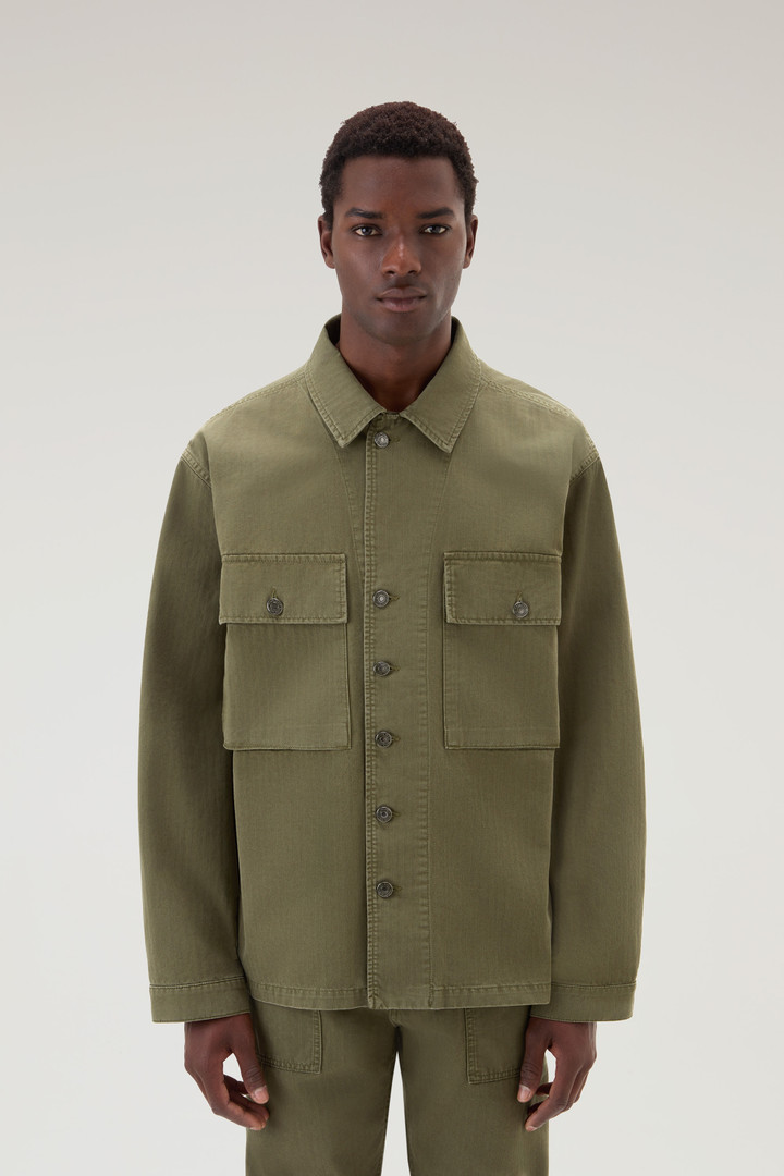 Military Nylon Overshirt Men main image 1