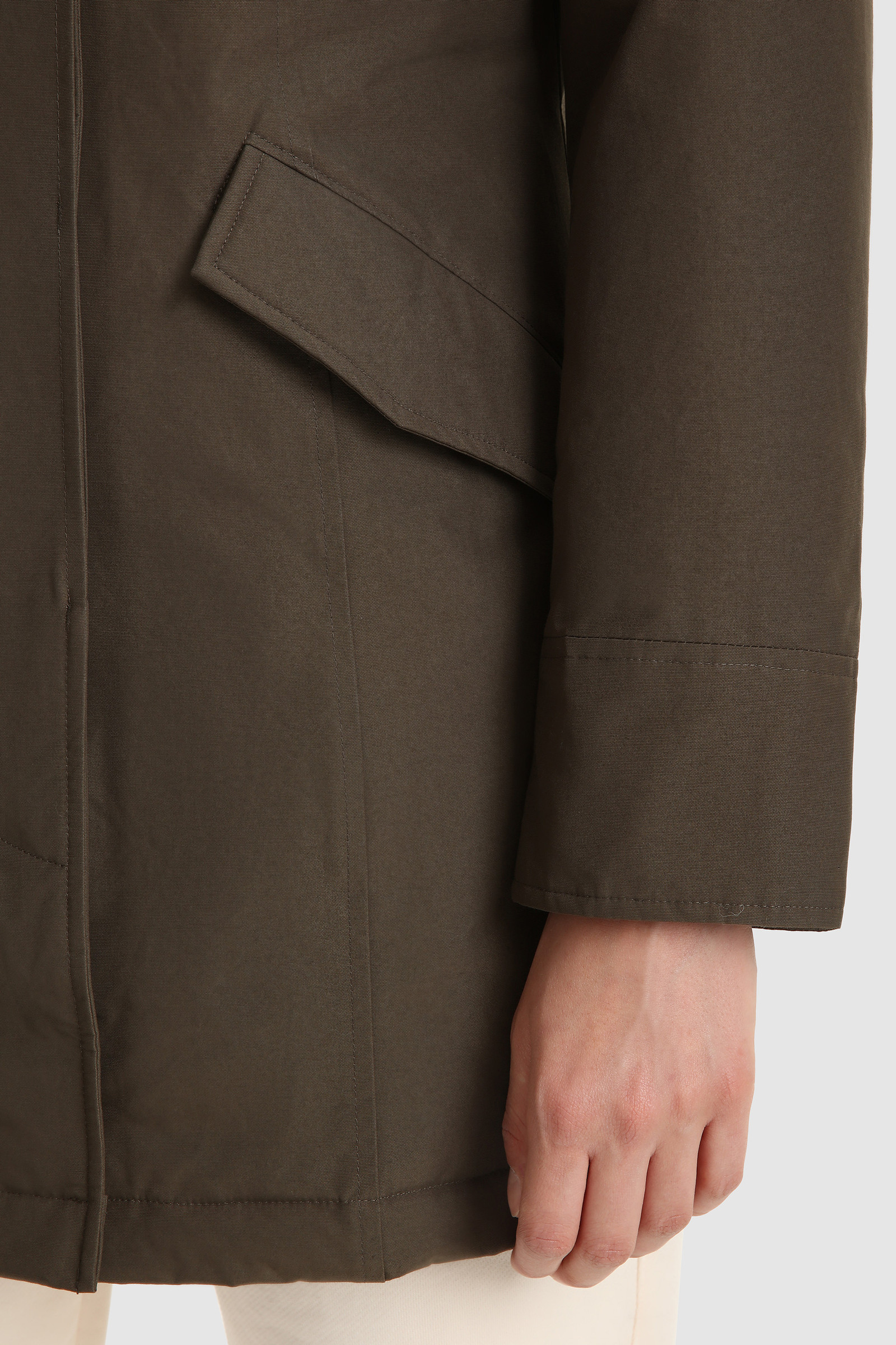 Parka Arctic aus Ramar Cloth Grün photo 6 | Woolrich