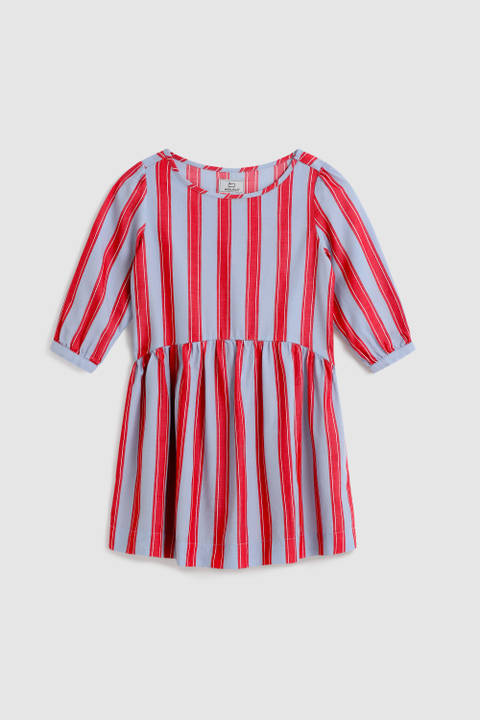 Kurzes Kleid für Mädchen mit 3/4 Ärmeln Rot | Woolrich